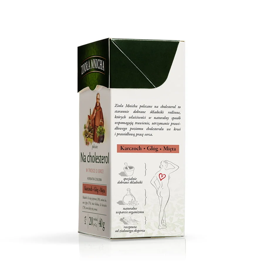 Zioła Mnicha – Na cholesterol 20 torebek - obrazek 4