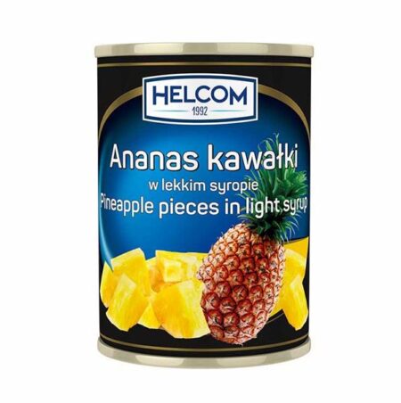 Ananas kawałki w lekkim syropie Helcom 565ml