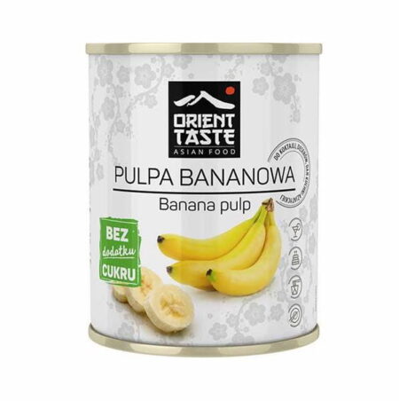 Pulpa bananowa Orient Taste (bez dodatku cukru) 400ml