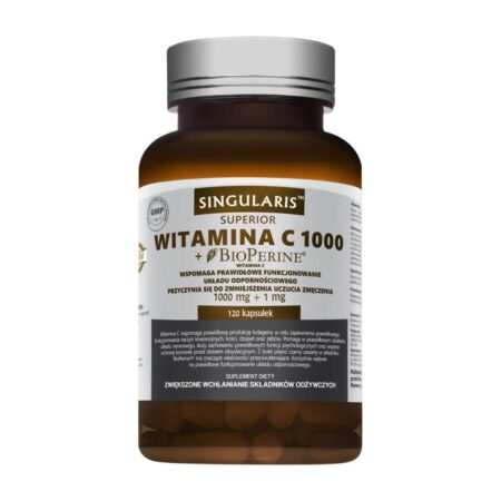 Witamina C 1000 + BIOPERINE® SUPERIOR SINGULARIS, 120 kaps.