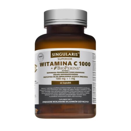 Witamina C 1000 + BIOPERINE® SUPERIOR SINGULARIS, 60 kaps.