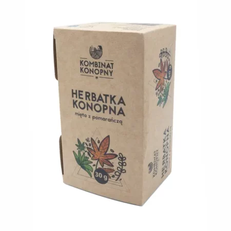 Herbatka konopna - mięta z pomarańczą 30 g