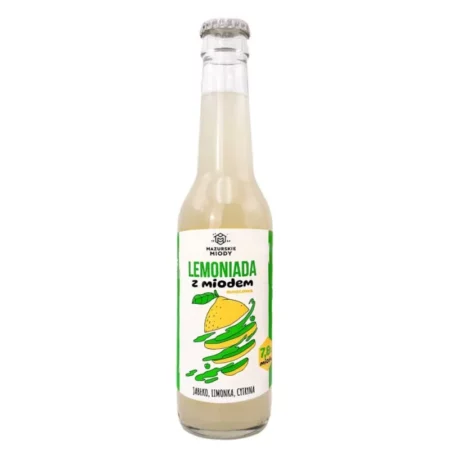 Lemoniada z miodem + jabłko, limonka, cytryna Lemoniada z miodem + jabłko, limonka, cytryna