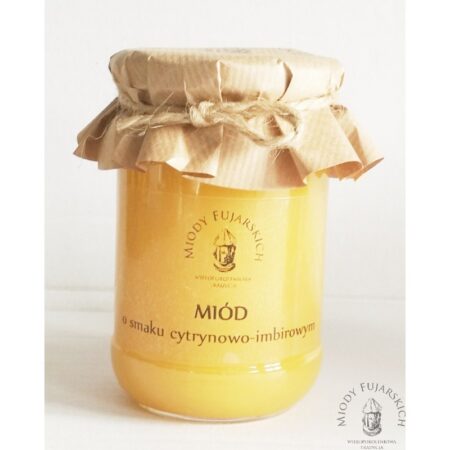 Miód cytrynowo-imbirowy 350g - Miody Fujarskich