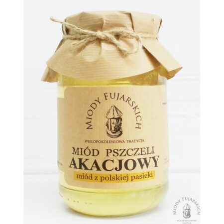Miód akacjowy 1250g - Miody Fujarskich