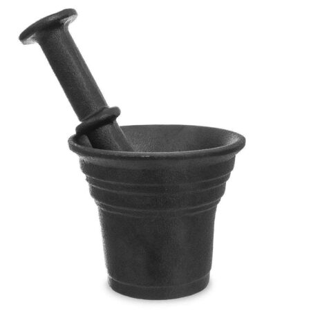 Moździerz do przypraw z tłuczkiem, żeliwny, 10,5 cm Orion