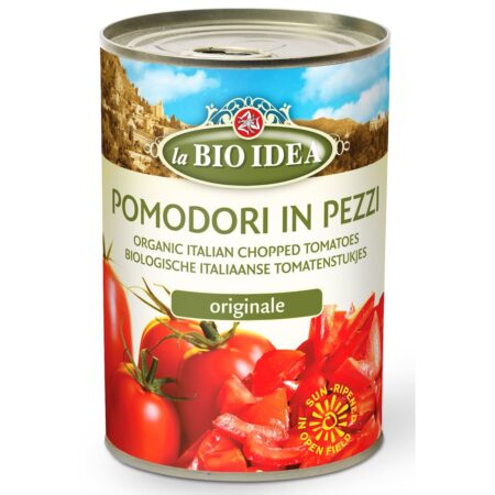 POMIDORY KROJONE BEZ SKÓRY BIO  - 400 g