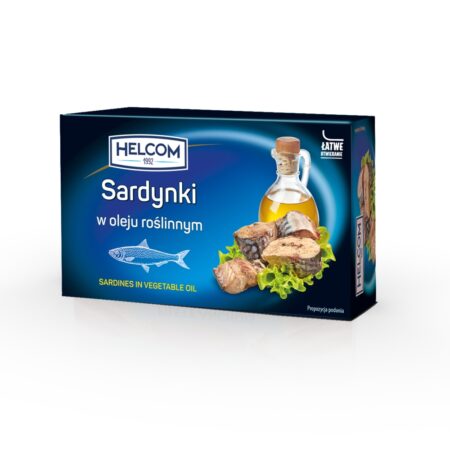 Sardynki w oleju słonecznikowym Helcom 125g