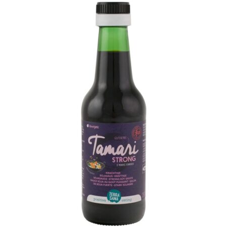 Sos sojowy mocny Tamari bezglutenowy BIO, 250 ml - TERRASANA